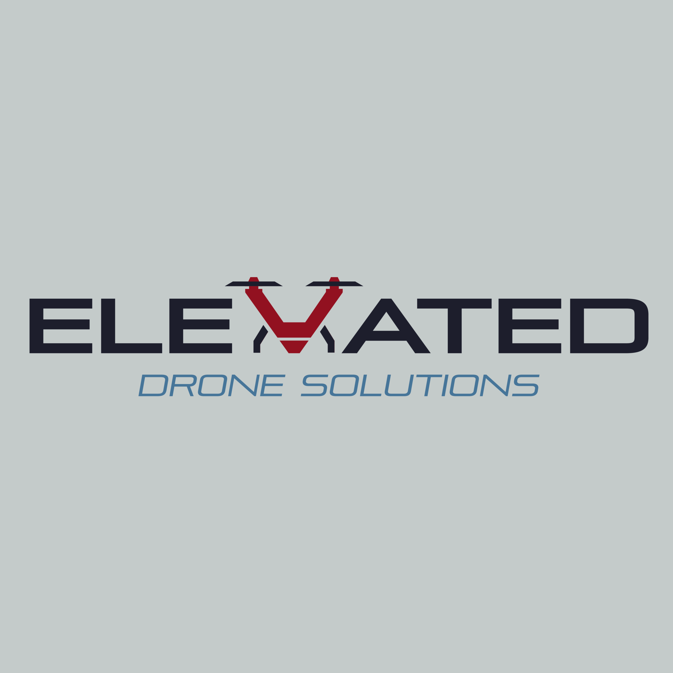 Drone Business Logo Elevated Drone Solutions