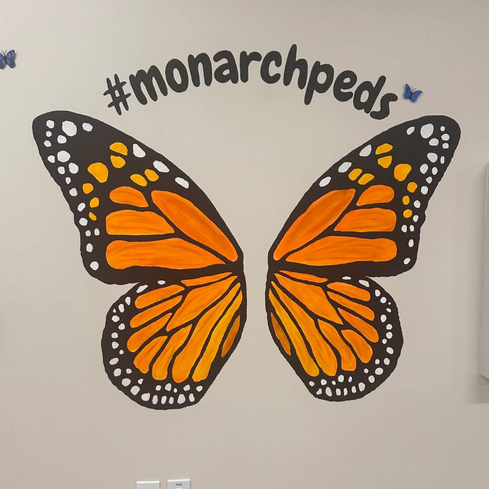 mural butterfly